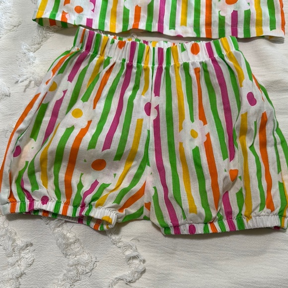 Colorful Striped Two-Piece Set - Picture 2 of 6